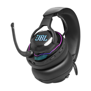 JBL Quantum 910 Wireless - Black - Wireless over-ear performance gaming headset with head  tracking-enhanced, Active Noise Cancelling and Bluetooth - Detailshot 2